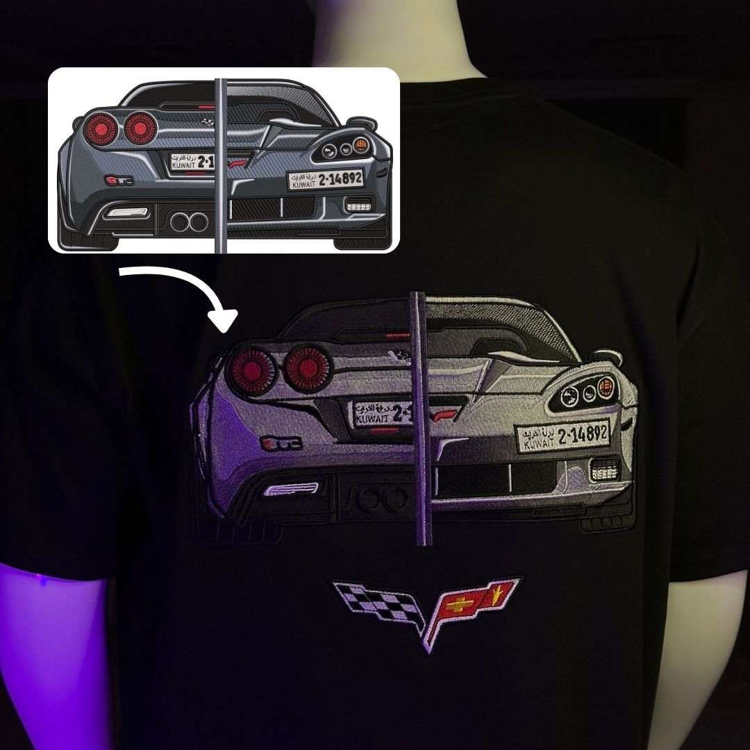 Cap logo embroidery sample